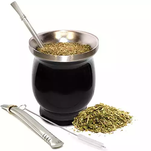 Yerba Mate Gourd (Traditional Mate Cup - 8 Ounces)