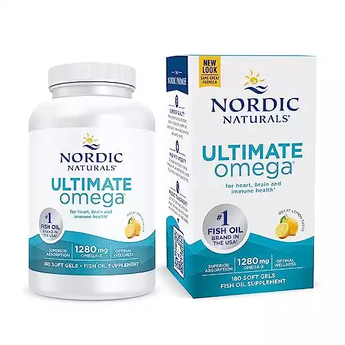 Nordic Naturals Ultimate Omega High-Potency Omega-3 Fish Oil