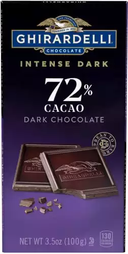 Ghirardelli Intense Dark 72% Cacao Twilight Delight Chocolate Bar(Pack of 12)