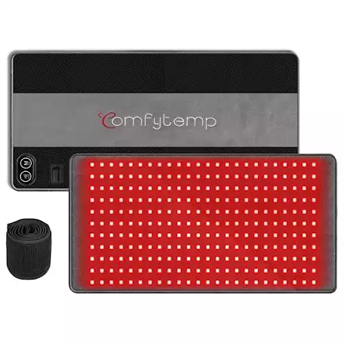 Comfytemp Red Light Therapy Pad, 12" x 24" Red Light Therapy Device