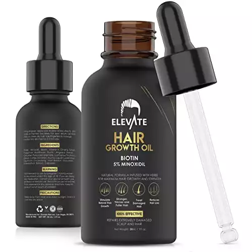 ELEVATE Hair Growth Oil - Biotin Serum & 5% Minoxidil Treatment