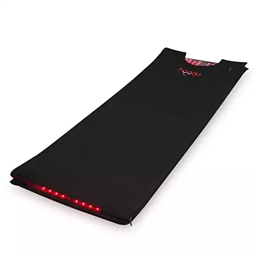 Hooga Red Light Therapy Blanket for Body, 1800 LEDs Red Near Infrared 660nm 850nm Full Body Pod