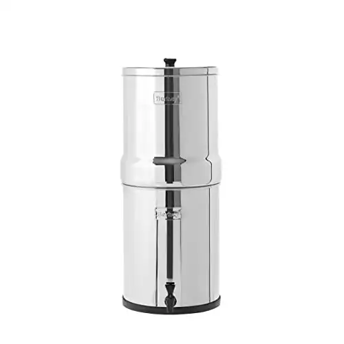 Royal Berkey Gravity-Fed Stainless Steel Countertop Water Filter System 3.25 Gallon