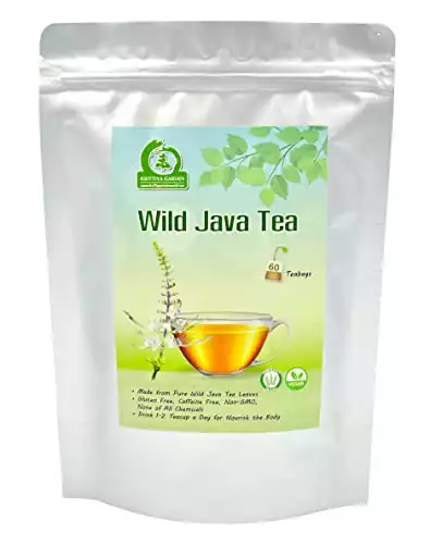 Wild Java Tea 60-Teabags (Kumisukuchin, Orthosiphon Aristatus, Cat Whiskers)
