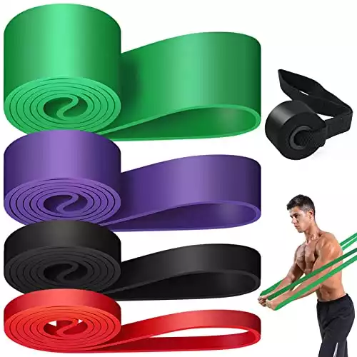 Resistance Bands Set for Legs, Working Out, Muscle Training, Physical Therapy, Shape Body, Men and Women