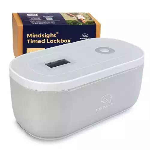 Mindsight Timed Lock Box | Unplug from Phones, Video Games, Social Media