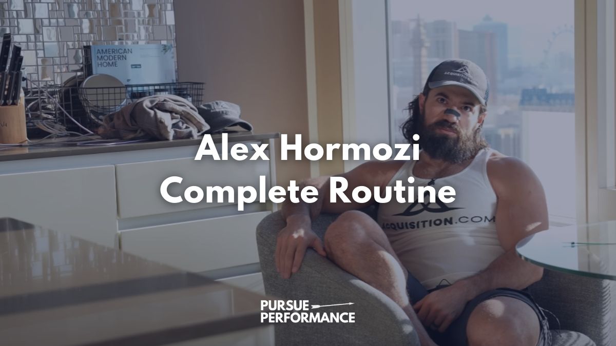 Alex Hormozi Routine, Featured Image