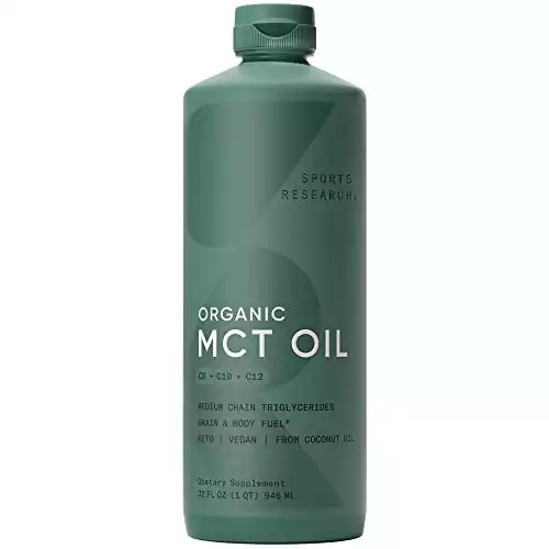 Sports Research Keto MCT Oil from Organic Coconuts