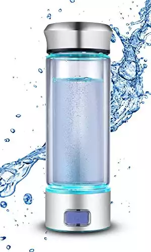 LevelUpWay - Glass Hydrogen Generator Water Bottle SPE PEM Technology