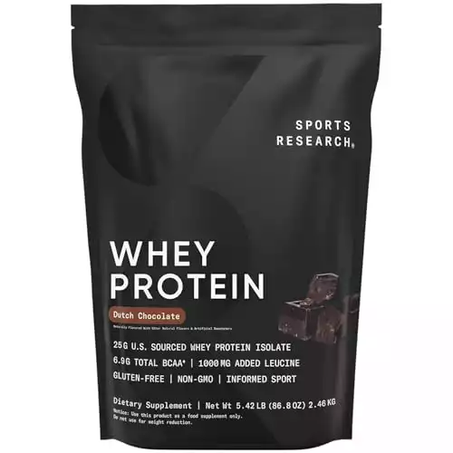 Sports Research Whey Protein - Whey Isolate Protein Powder