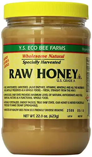 Y.S. Eco Bee Farms Raw Honey - 22 oz (Pack of 2)
